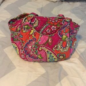 Vera Bradley Purse in Retired Print: Pink Swirls